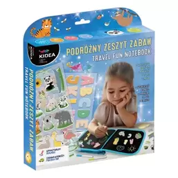 , podróżny zeszyt zabaw, zestaw kreatywny