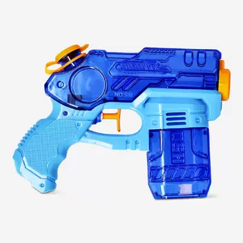 Niebieski pistolet na wodę