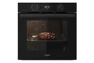 Piekarnik elektryczny WHIRLPOOL OMR58CU1B Cook3 Termoobieg Kataliza A+ Czarny