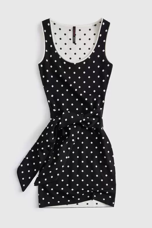 Vestido mini de lunares