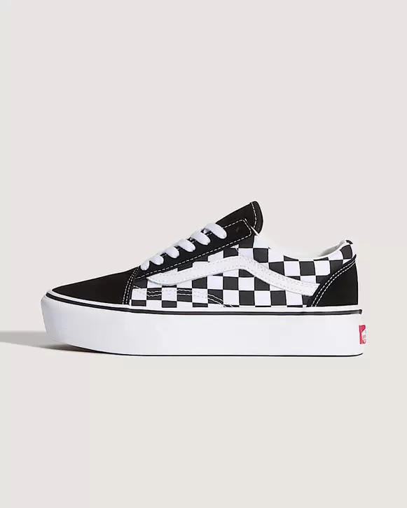 Old Skool Plateauschuhe VANS SchwarzWei HERO