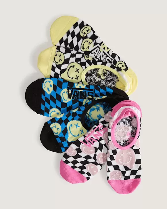 Ticker Canoodle Checkerboard Socken 3 Paar VANS Gelb HERO