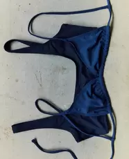 NIEBIESKIE BIKINI PLAŻOWE