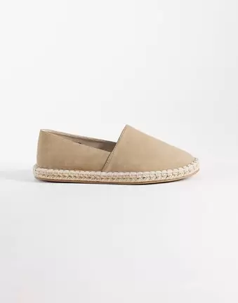 ASOS DESIGN – Espadryle w kolorze szarobeżowym