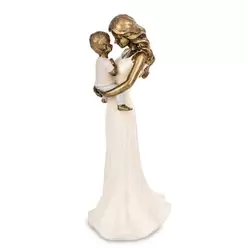 Figurka Mama z małym dzieckiem, 22x9x9 cm