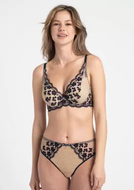 Biustonosz Scarlett A475 granatowy push-up