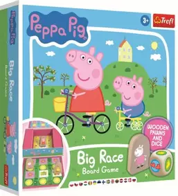 Trefl, Świnka Peppa, Big race, gra familijna