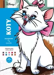 Art Therapy. Kolorowanka antystresowa. Disney Koty. Zagadkowe rysunki