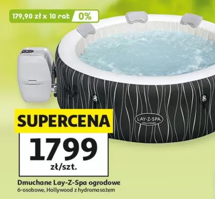 Hollywood - Dmuchane Lay-Z-Spa ogrodowe 6-osobowe, z hydromasażem