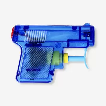 Niebieski pistolet na wodę