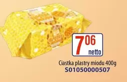 Ciastka plastry miodu 400g S010500000507