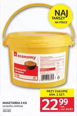 MUSZTARDA 3 KG sarepska, stołowa 485483
