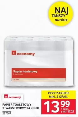 PAPIER TOALETOWY 2-WARSTWOWY 24 ROLKI