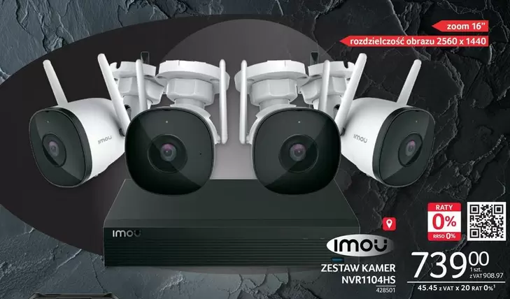 ZESTAW KAMER NVR1104HS