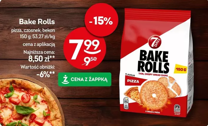 Bake Rolls pizza