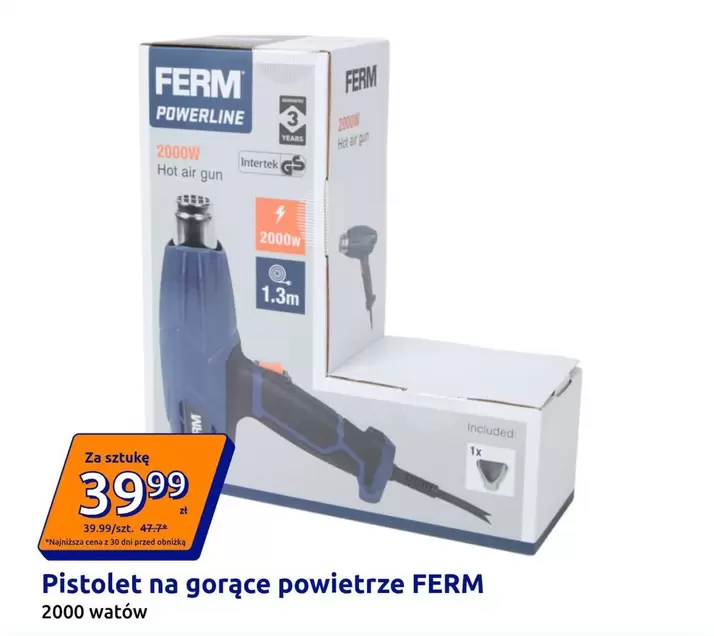 Pistolet na gorące powietrze