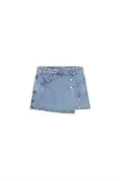 Z1975 WRAP DENIM SKORT