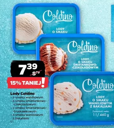 Lody o smaku waniliowym z bakaliami