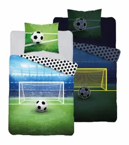 Football, pościel 2-częściowa, świecąca w ciemności, 160x200 cm