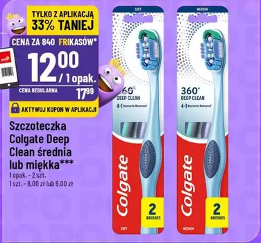 Szczoteczka Deep Clean średnia lub miękka