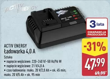 Ok - Ładowarka 4,0 A