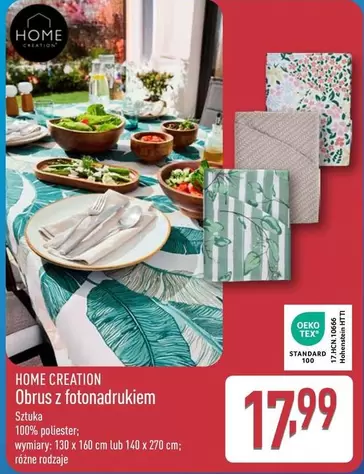 Obrus z fotonadrukiem