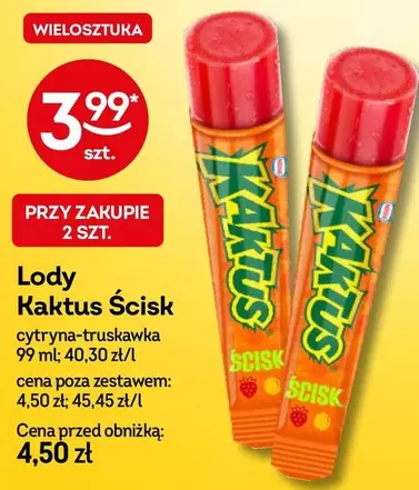 Lody Kaktus Ścisk