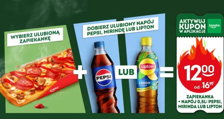 Pepsi - Zapiekanka, Napój 0,5l