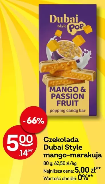 Pop - Czekolada Dubai Style mango-marakuja