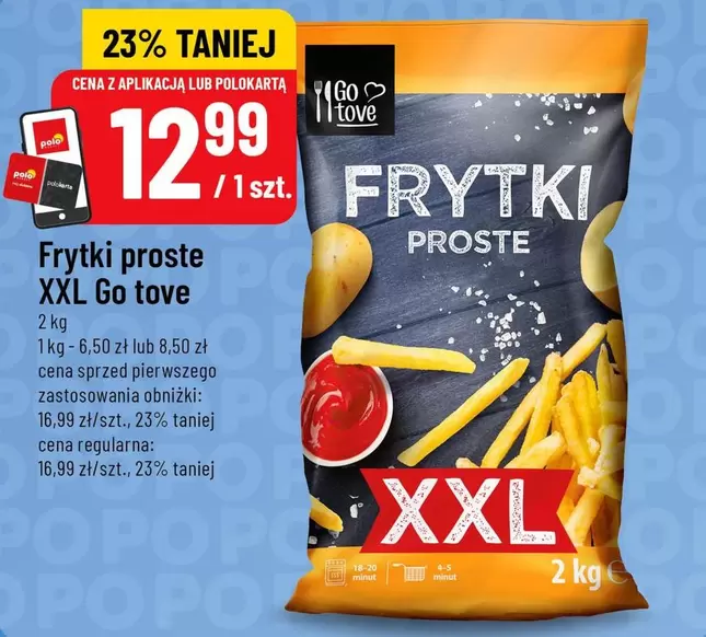 Polo - Frytki proste XXL