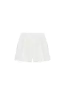 HIGH-WAIST DARTED BERMUDA SHORTS