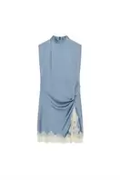 SATIN LACE DRESS