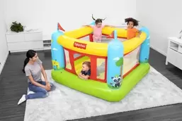 , Fisher-Price, dmuchany zamek, trampolina, 175x173x135 cm