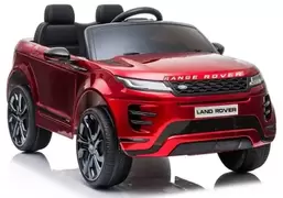 , Range Rover Evoque, pojazd na akumulator, czerwony, lakierowany