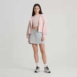 Spódnica dresowa mini z niskim stanem