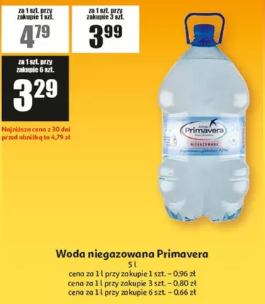 Woda niegazowana