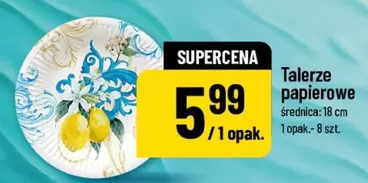 Talerze papierowe