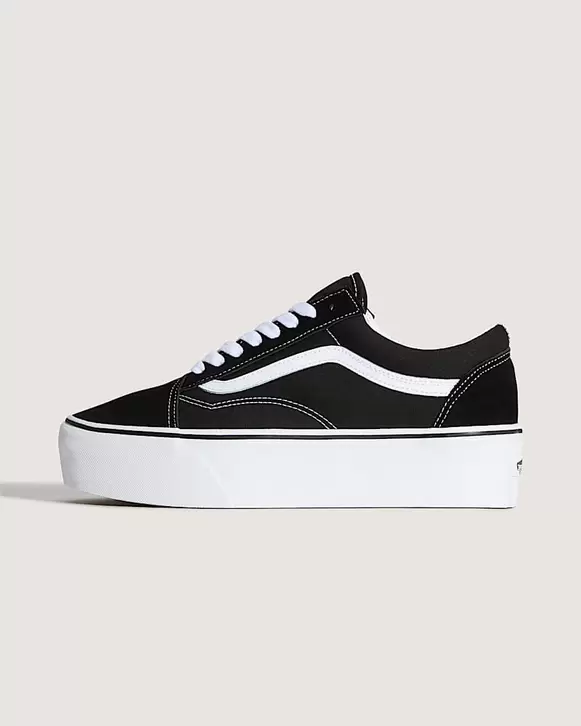 Old Skool Platform Schuhe VANS Schwarz HERO