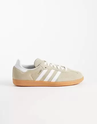 Adidas Originals – Samba OG – Beżowo-białe zamszowe buty sportowe