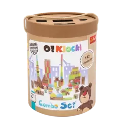 , O!Klocki, Combo set, edukacyjne klocki, 142 elementy