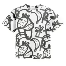 , T-shirt chłopięcy, biały