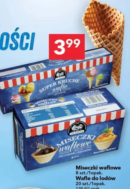 Miseczki waflowe
