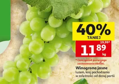 Winogrona jasne
