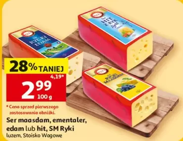 Sm - Ser maasdam, ementaler, edam lub hit, SM Ryki