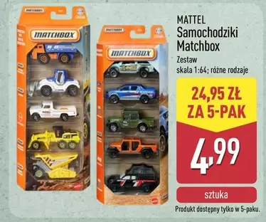 Mattel - Samochodziki Matchbox Zestaw