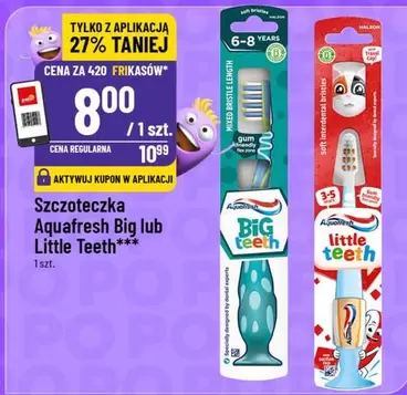 Szczoteczka Aquafresh Big lub Little Teeth