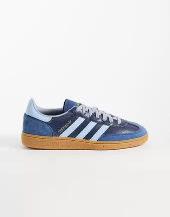 Adidas Originals – Handball Spezial – Granatowo-niebieskie metaliczne buty sportowe