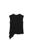 SLEEVELESS TOP WITH GATHERING