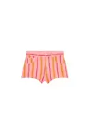 STRIPED MINI SHORTS