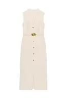 MIDI DRESS WITH BELT